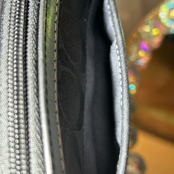 Coach 2005 Black Crossbody Bag with Silver Accents - Picture 11 of 15